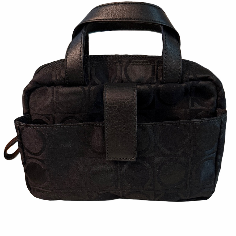 Ferragamo Patterned Handbag with Pouch